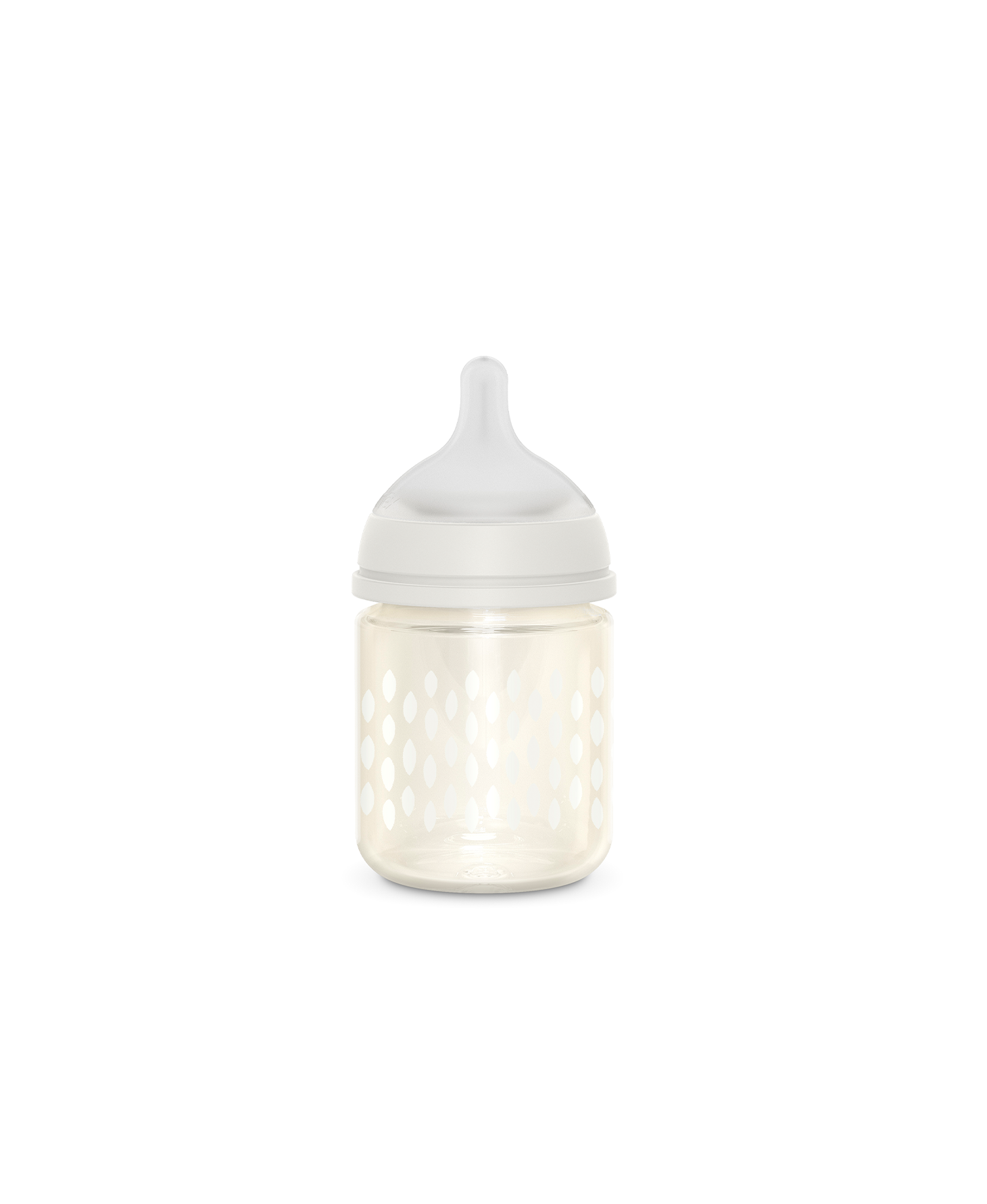 Biberon de sticlă 120 ml Tetină fiziologică SX Pro cu debit lent Bonhomia